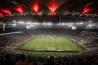 Estádio do Maracanã durante partida desta terça-feira. (Foto: Divulgação)