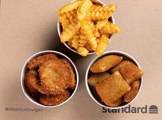 Fries, Nuggets ou Cheese Pillow, acompanhamentos irresistíveis. (Foto: Divulgação)