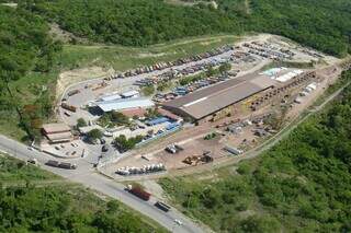 Porto Seco de Corumbá está implantado numa área de 250 mil metros quadrados. (Foto/Divulgação/Agesa)
