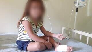 Menina está desde sábado internada na UPA Coronel Antonino, com suspeita de meningite. (Foto: Direto das Ruas)
