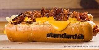 O autêntico hot-dog americano, apenas R$ 14,00. (Foto: Divulgação)