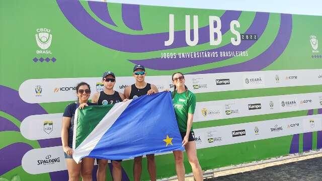 MS participa dos Jogos Universit&aacute;rios de Praia com 63 atletas