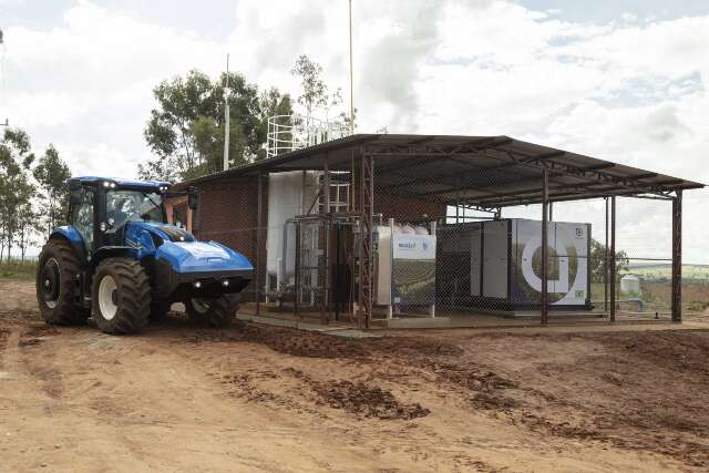 MS põe a campo o primeiro trator movido a gás biometano do País