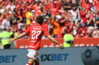 Camisa 27 Maurício foi o destaque da partida no Beira-Rio (Foto: Divulgação/Internacional)