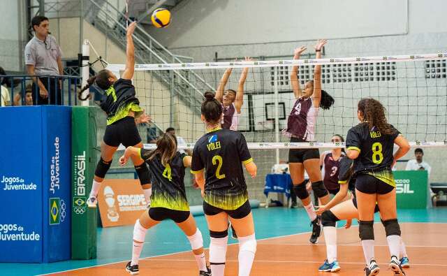 Etapa de v&ocirc;lei dos Jogos da Juventude come&ccedil;a com 42 jogos nesta ter&ccedil;a