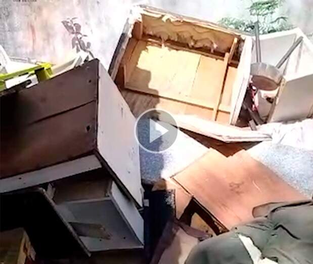 Morador reclama de descarte irregular de lixo em condomínio do Jardim Morenão