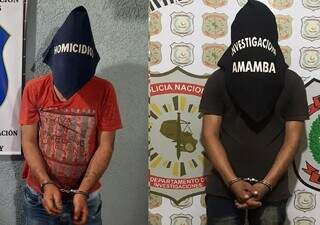 Polícia paraguaia prendeu dois homens que estariam envolvidos com o crime. (Foto: Reprodução)