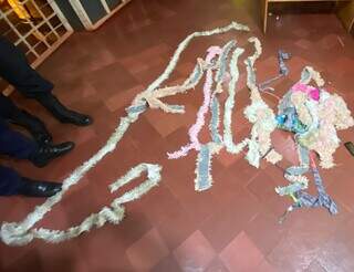 Cordas foram encontradas em pavilhão de penitenciária. (Foto: Reprodução)