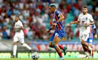 Jacaré durante lance que garantiu a classificação do Bahia para as oitavas da Copa do Brasil. (Foto: Felipe Oliveira/Bahia)