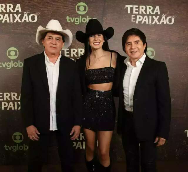 Chitãozinho e Xororó participaram das gravações da novela Em