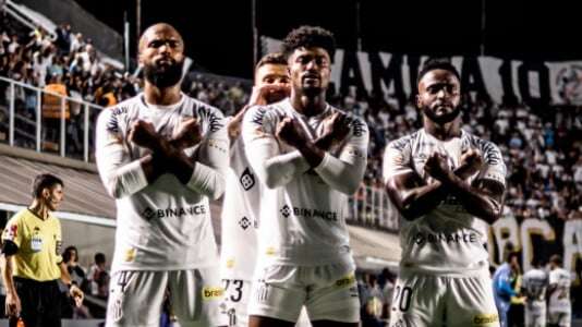 Santos vence Am&eacute;rica-MG em partida agitada na Vila Belmiro pelo Brasileir&atilde;o