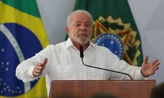 O presidente Luiz Inácio Lula da Silva (PT), durante discurso. (Foto: Agência Brasil)