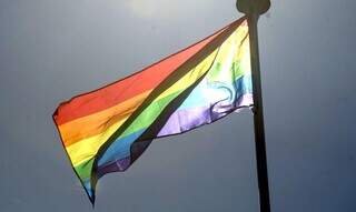 Bandeira do movimento LGBTQIA+, que visa defender a diversidade, representatividade e direitos para diversas sexualidades. (Foto: Agência Brasil)
