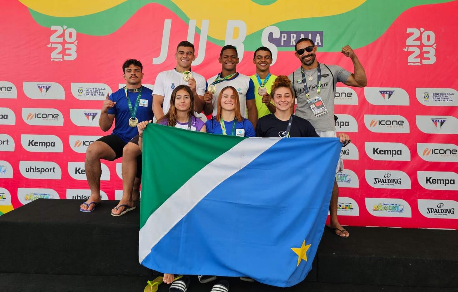 MS fatura 7 medalhas nos Jogos Universitários Brasileiros de Praia