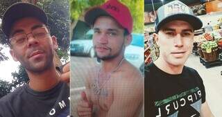 Jonathan, Erik e Vinicius, mortos ontem à tarde em confronto com o DOF (Foto: Reprodução)