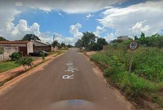 Rua da Vila Neusa onde ocorreu confusão em mecânica (Foto: Google/Reprodução)