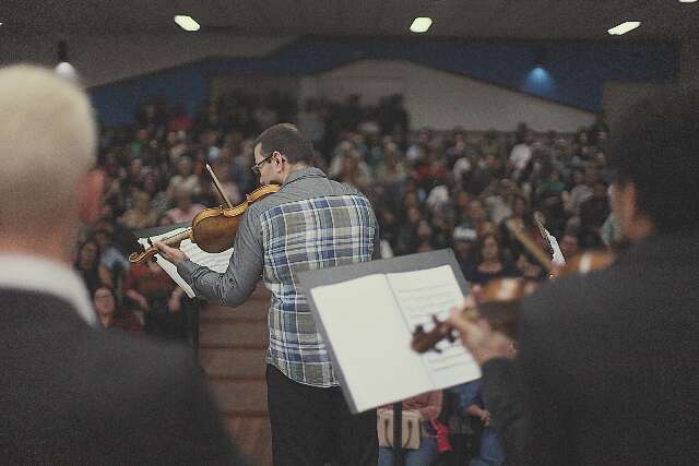 Orquestra se apresenta na aldeia urbana Marçal de Souza no sábado