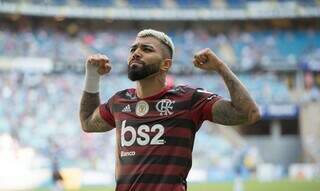 Gabigol durante partida no Campeonato Brasileiro. (Foto: Alexandre Vidal/Flamengo/Arquivo)