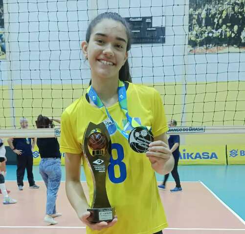 Jogadora sul-mato-grossense &eacute; convocada para sele&ccedil;&atilde;o de v&ocirc;lei sub-17