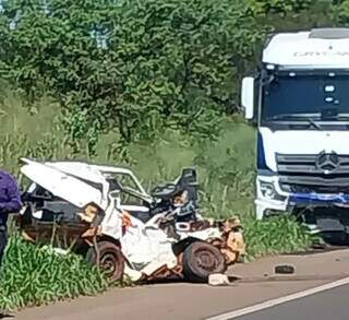 V&iacute;tima de acidente entre carro e carreta na BR-158 tinha 56 anos