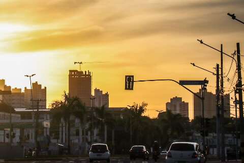 Sol predomina e máxima pode chegar aos 34ºC em MS neste sábado