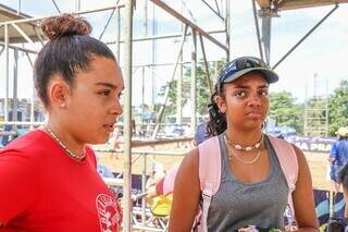 Ana Beatriz e Danny foram eliminadas no torneio (Foto: Henrique Kawaminami)