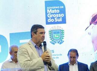 Governador Eduardo Ridel no lançamento do pacote de investimentos para a Saúde. (Foto: Jualino Almeida)