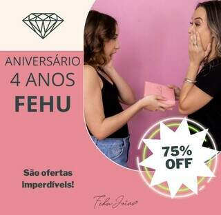 A Fehu está oferecendo descontos de 40% a 75% em uma grande variedade de peças, para você presentear a sua mãe. (Foto: Divulgação)