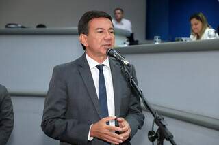 Presidente da Comissão de Transporte e Trânsito, o vereador Alírio Villasanti, o “Coronel Alírio” (União Brasil). (Foto: Divulgação/CMCG)