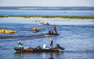 Ataques aconteceram depois que tela foi aberta, por conta de campeonato de pesca. (Foto: Associação de Pesca Esportiva de Três Lagoas)