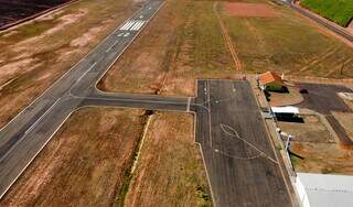 Aeroporto de Costa Rica, que está em obras (Foto: Divulgação/Seilog)