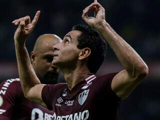 Ganso comemora gol durante partida disputada em Belo Horizonte. (Foto: Marcelo Gonçalves/Fluminense)