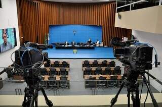 Plenário da Assembleia Legislativa, em Campo Grande (Foto: Luciana Nassar - ALMS)