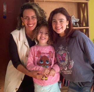 Renata Dias, Aiyra Jurgielewicz e Raisa Malheiros. (Foto: Arquivo pessoal)