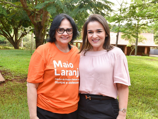 Damares Alves e Adriane Lopes em recente encontro na Capital (Foto: Divulgação)