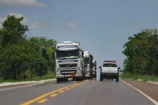 Transporte de cargas foi o setor que mais influênciou na alta (Foto: Marcos Maluf/Arquivo)