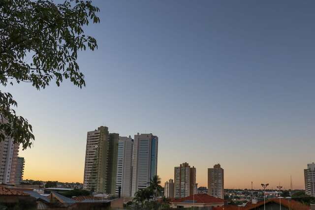 Dia começa com frio de 10ºC e máxima pode chegar aos 31ºC em MS