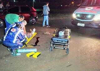 Vítima foi socorrida em estado grave, mas não resistiu e morreu no hospital (Foto: Adilson Domingos)