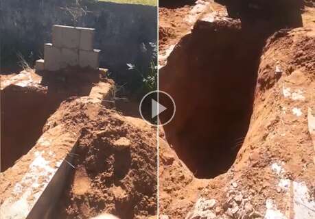 Família descobre que túmulo foi revirado e crânio levado de cemitério
