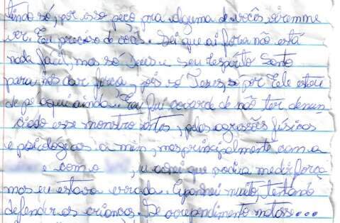 “Fui covarde”: mãe de menina de 2 anos assassinada escreve carta para amiga