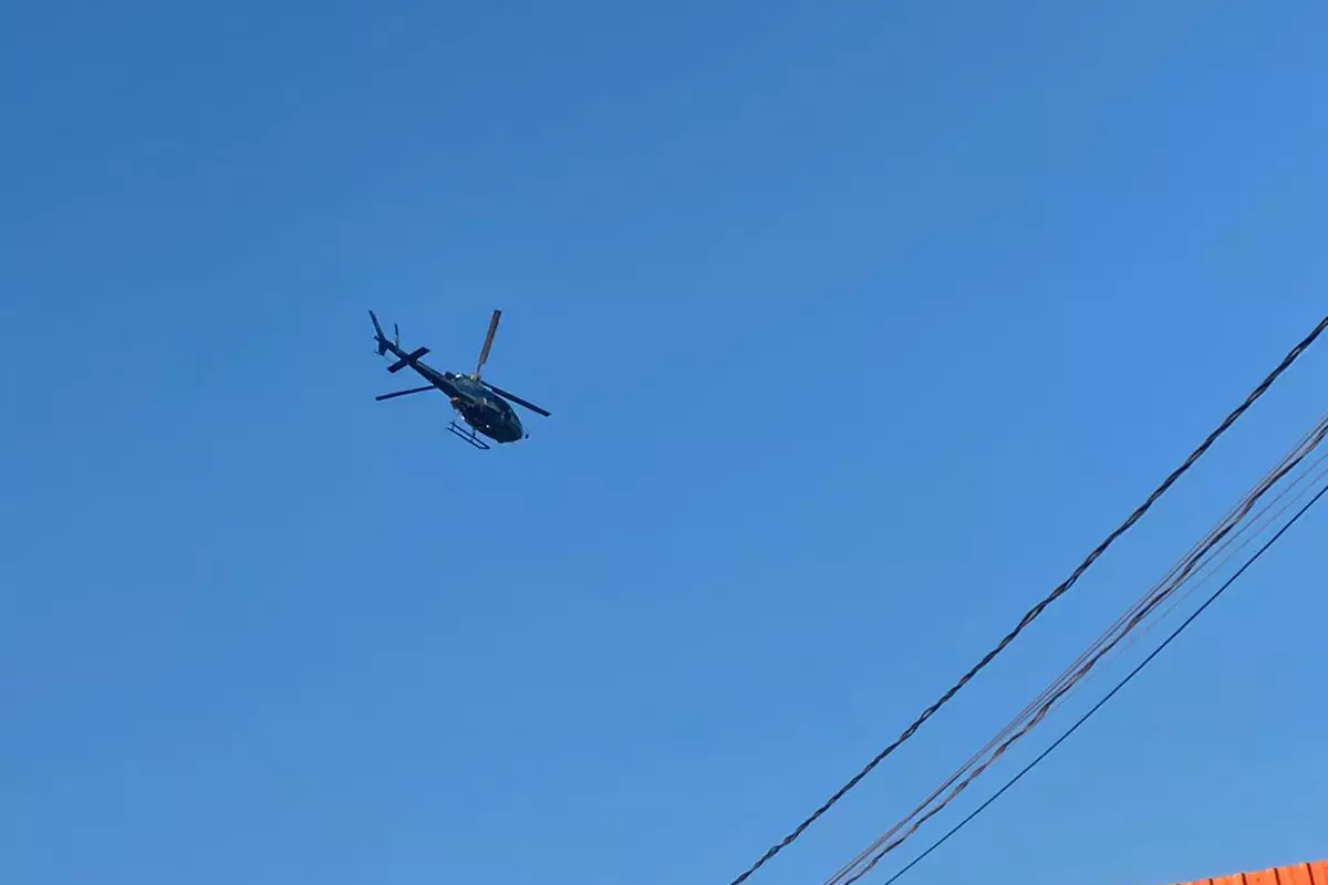 Pela segunda vez na semana: helicóptero da PM chama atenção na Capital