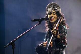 Marisa Monte realizou show em Campo Grande no dia 28 de abril. (Foto: Juliano Almeida)