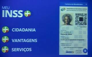 Arte de divulgação do aplicativo &#34;Meu INSS+&#34;. (Foto: Joédson Alves/Agência Brasil)