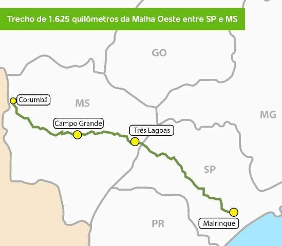 Governo acerta &ldquo;detalhes cruciais&rdquo; para viabilizar relicita&ccedil;&atilde;o da Malha Oeste