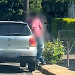 Homem é flagrado novamente se masturbando na rua, mas desta vez no São Francisco