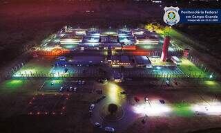 Imagem aérea da Penitenciária Federal de Campo Grande, inaugurada há 17 anos. (Foto/Divulgação)