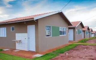 Casa feita pela Agência de Habitação Popular de Mato Grossso do Sul. (Foto: Divulgação)