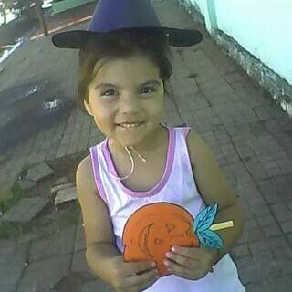Rafaela Dutra de Oliveira Porto morreu aos 3 anos de idade, no Bairro Amambaí. (Foto/Arquivo)