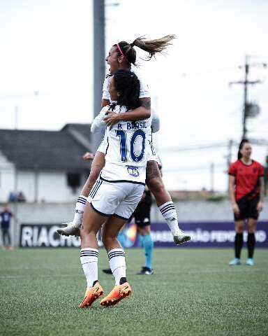 Cruzeiro feminino goleia o Athletico por 5 a 0 em partida pelo Brasileir&atilde;o A1