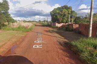 Rua Rosa Vermelha, no Jardim Inápolis, onde fica alojamento da empresa. (Foto: Reprodução/Google)